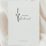 NO. 66 biglietti pieghevoli "CONGRATULAZIONI"