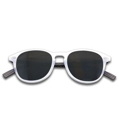 Hybrid - Halo - Carbon Fiber & Acetate Sunglasses - Transparant - Black