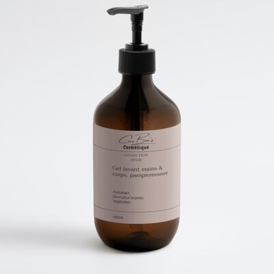 Gel detergente mani e corpo - Pompelmo - 490 ml - Collezione Hygie