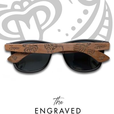 Eyewood | Gafas de sol de madera grabadas - Tribal