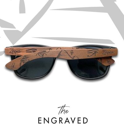 Eyewood | Engraved wooden sunglasses - Relic