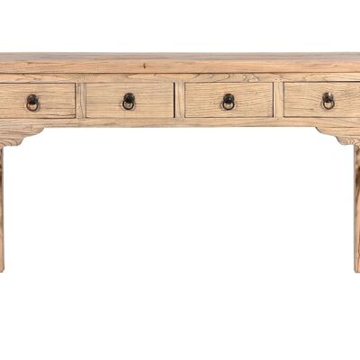 Consola Olmo Macizo 178X38X85 4 Caj Natural MB213714 NO11