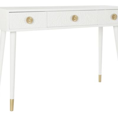 Consola Mdf Abeto 110X42,5X78 Mandala Blanco MB193439 NO11