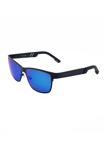 Lunettes de soleil Titanium Wayfarer - TITAN - Noir - Bleu 5