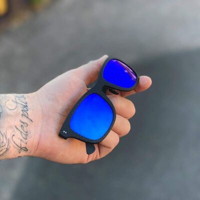 Fibrous V4 - Carbon Fiber Sunglasses - Blue
