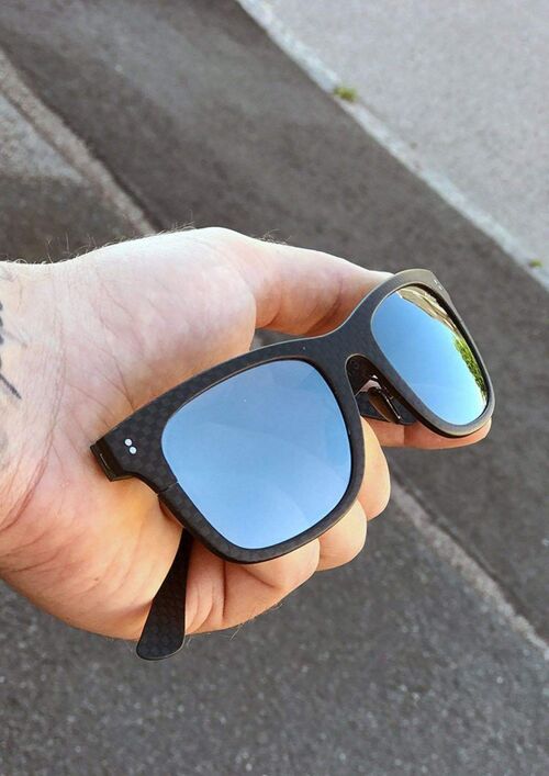 Fibrous V4 - Carbon Fiber Sunglasses - Silver