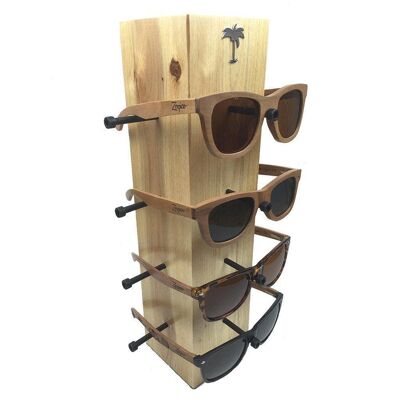 Zerpico - Expositor de madera para gafas de sol