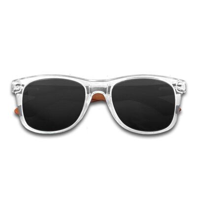 Eyewood Wayfarer - Cristallo nero