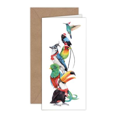 Christmas Cards, Animal Greeting Cards, Holiday Cards, Bird Christmas Card