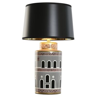 Lampara Sobremesa Porcelana 40X40X67,5 Puertas LD209770 NO11