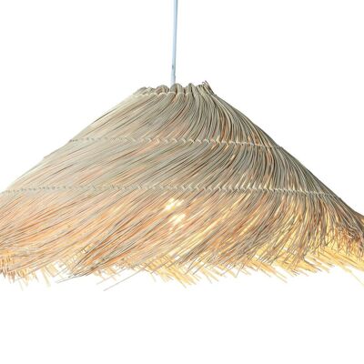 Lampara Techo Ratan 62X62X20 Hecha A Mano Natural LA213698 NO11