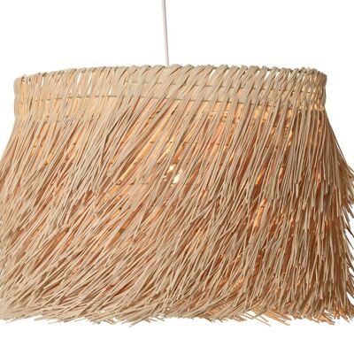 Lampara Techo Ratan 60X60X40 Hecha A Mano Natural LA213693 NO11