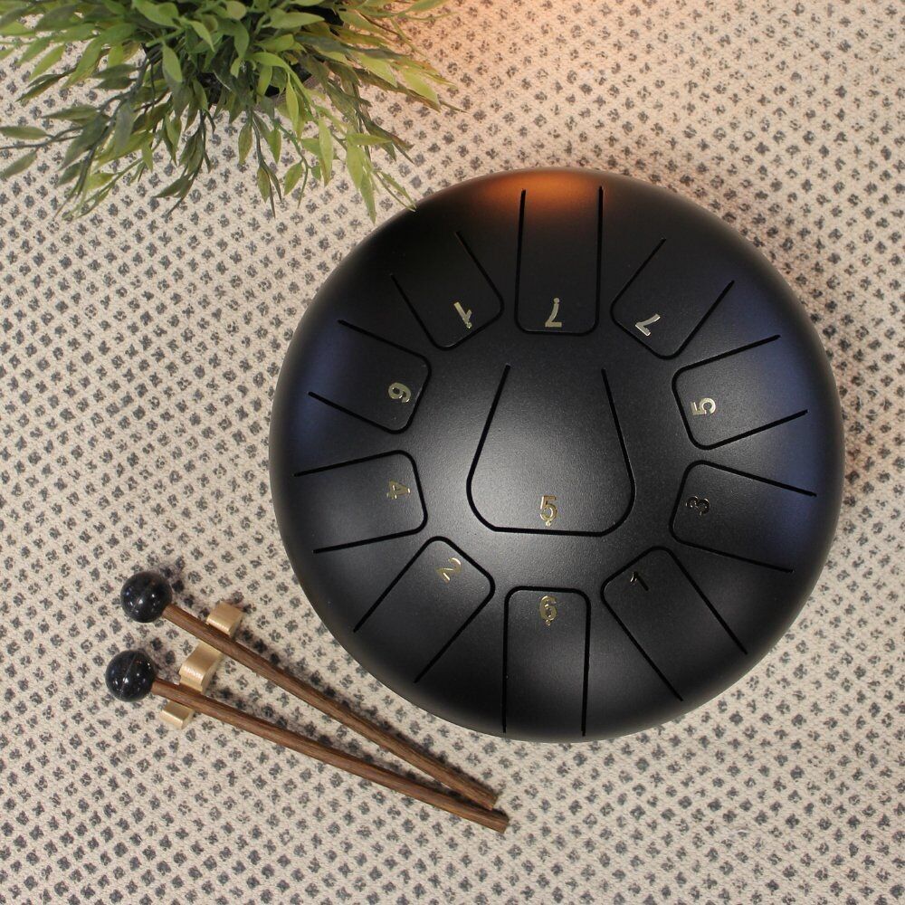 Tambor de lengua negro Diámetro 25 cm