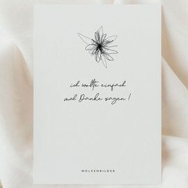 Nr. 6 Postkarte "DANKE SAGEN"