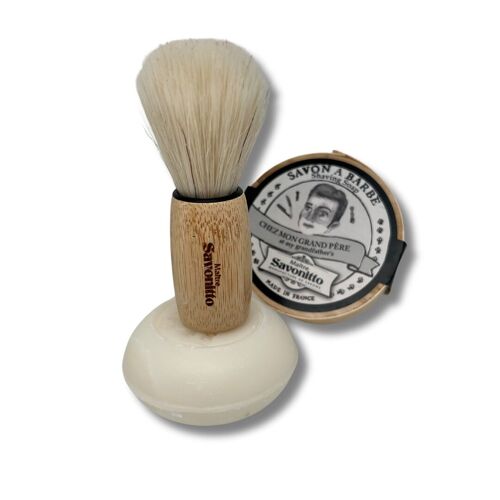 Blaireau De Rasage En Bois