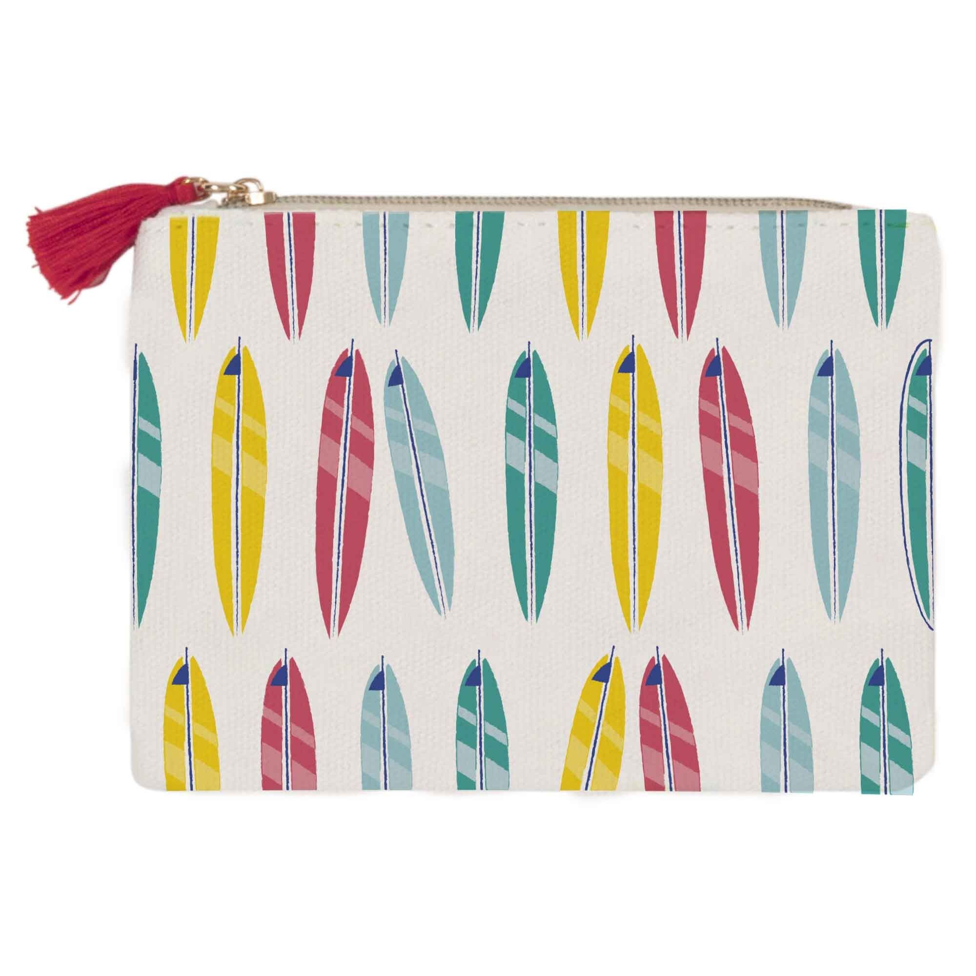 Borsa in cotone stampato colorato - Tavole da surf