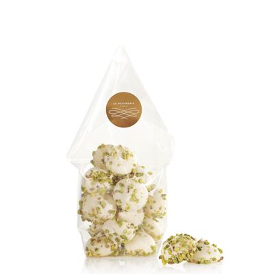 Bag of pistachio meringuettes - 40g