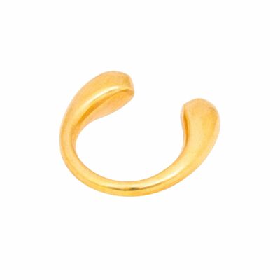 Bague ajustable en laiton recyclé Jelani