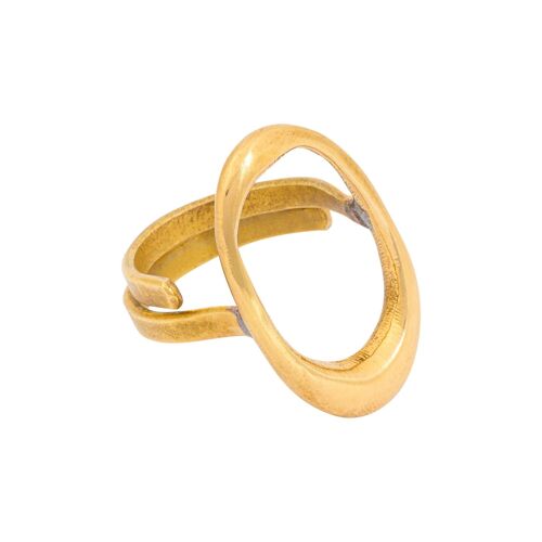 Rembo Recycled Brass Adjustable Ring