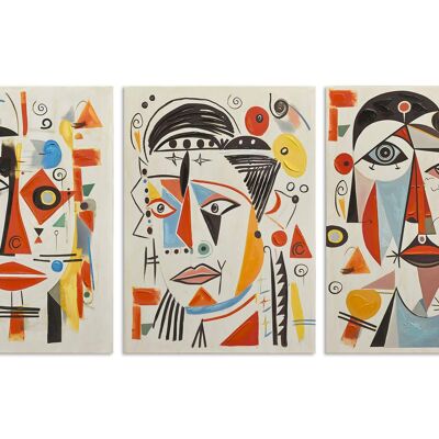 ADM - Print 'Tris homage to Picasso' - Multicolor - 70 x 150 x 3.5 cm