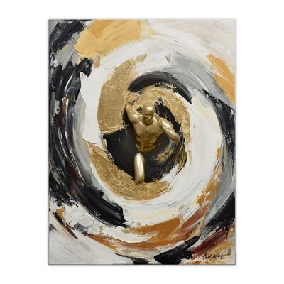 ADM - Quadro scultura 'Il vortice' - Colore Multicolore - 80 x 60 x 20 cm