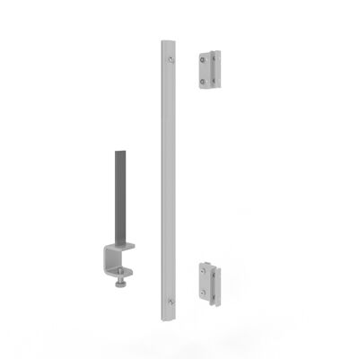 Support de montage avant pour écran à cadre en aluminium, retours intermédiaires