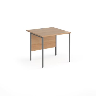 Bureau droit Contract 25 avec pieds en H
