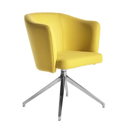Otis single seater tub chair with 4 star swivel base