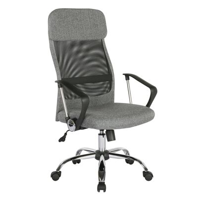 Chord high back operators chair with mesh back and headrest