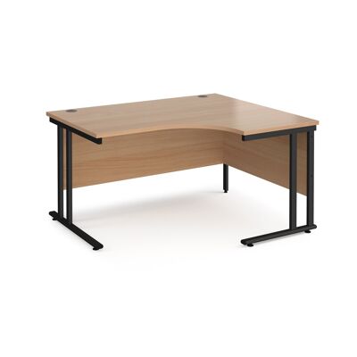 Maestro 25 right hand ergonomic desk with cantilever leg frame