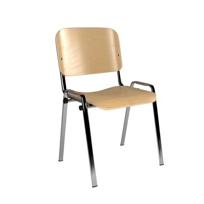 Silla de madera para sala de reuniones Taurus
