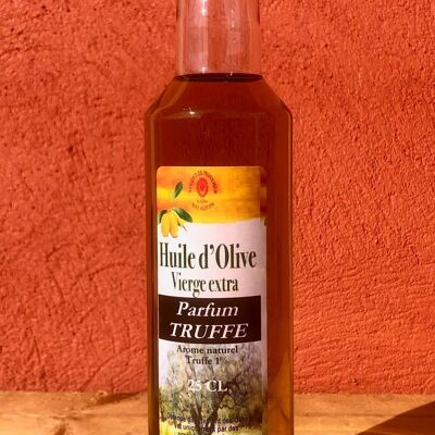 Aceite de Oliva 25CL Aroma de trufa en una botella ligera e irrompible