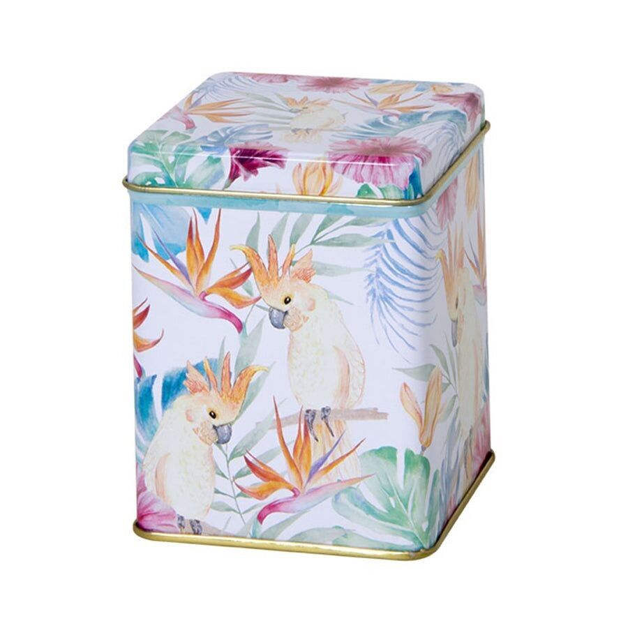 Contenitore per il tè "Paradise" - con coperchio incernierato - vario. dimensioni