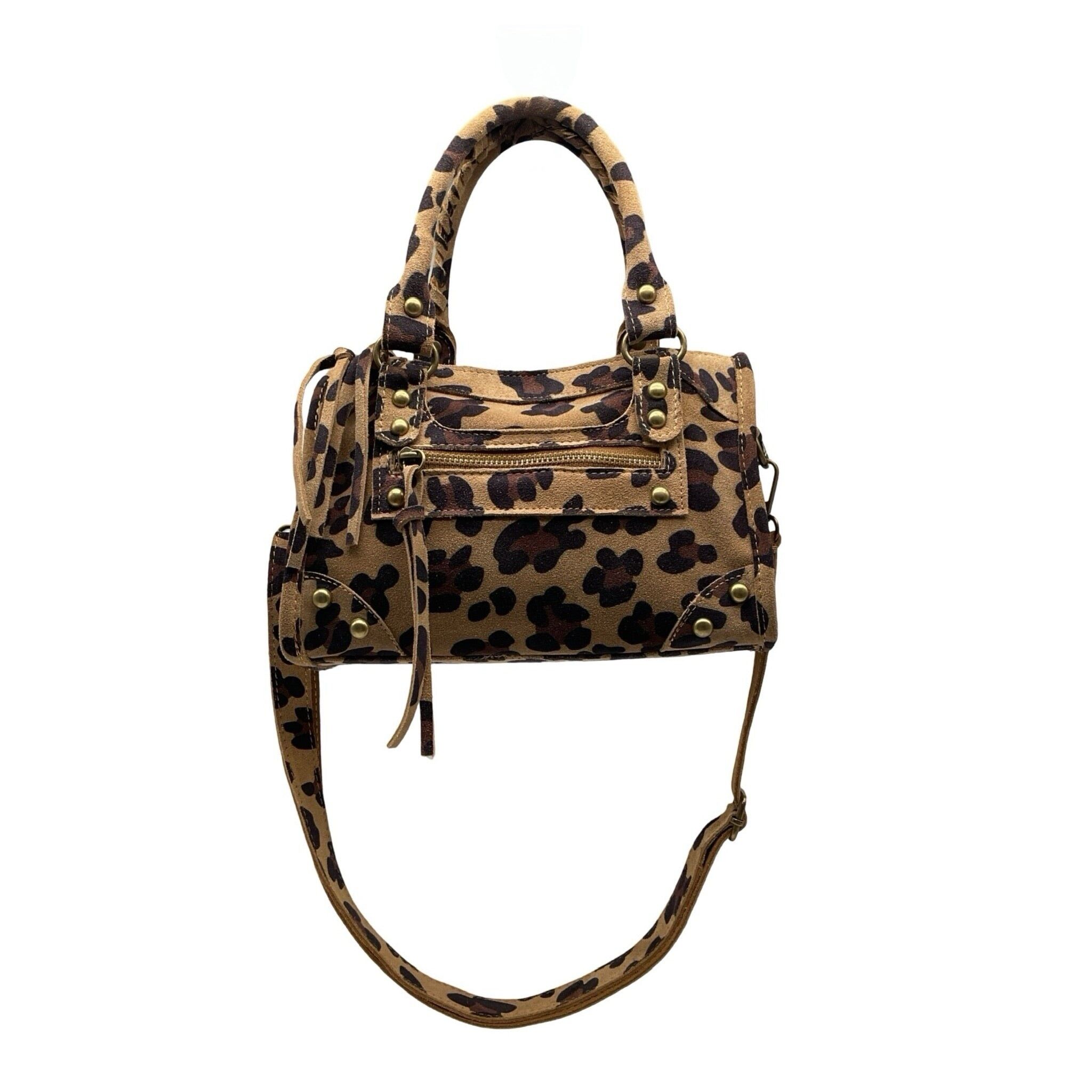 BORSA JUDY IN PELLE LEOPARDATA