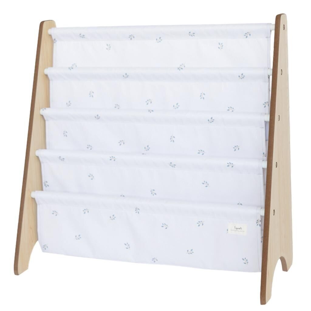 Ivory blueberry children's book storage