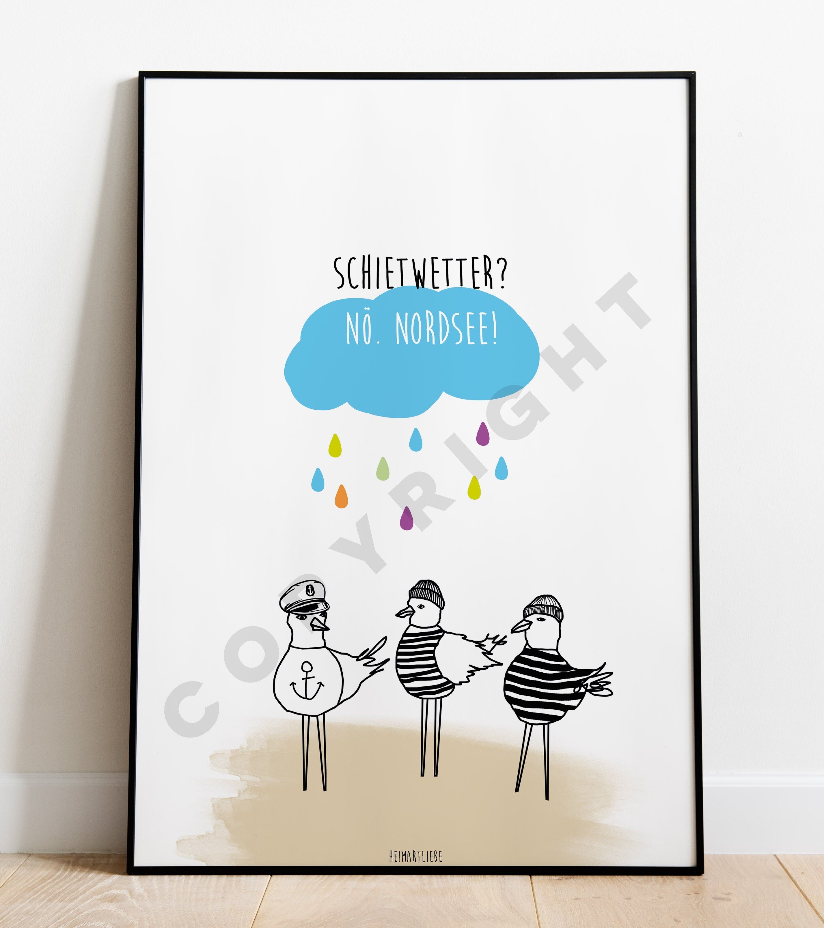 STAMPA - MALTEMPO? NO MARE DEL NORD! ( O MAR BALTICO!) 