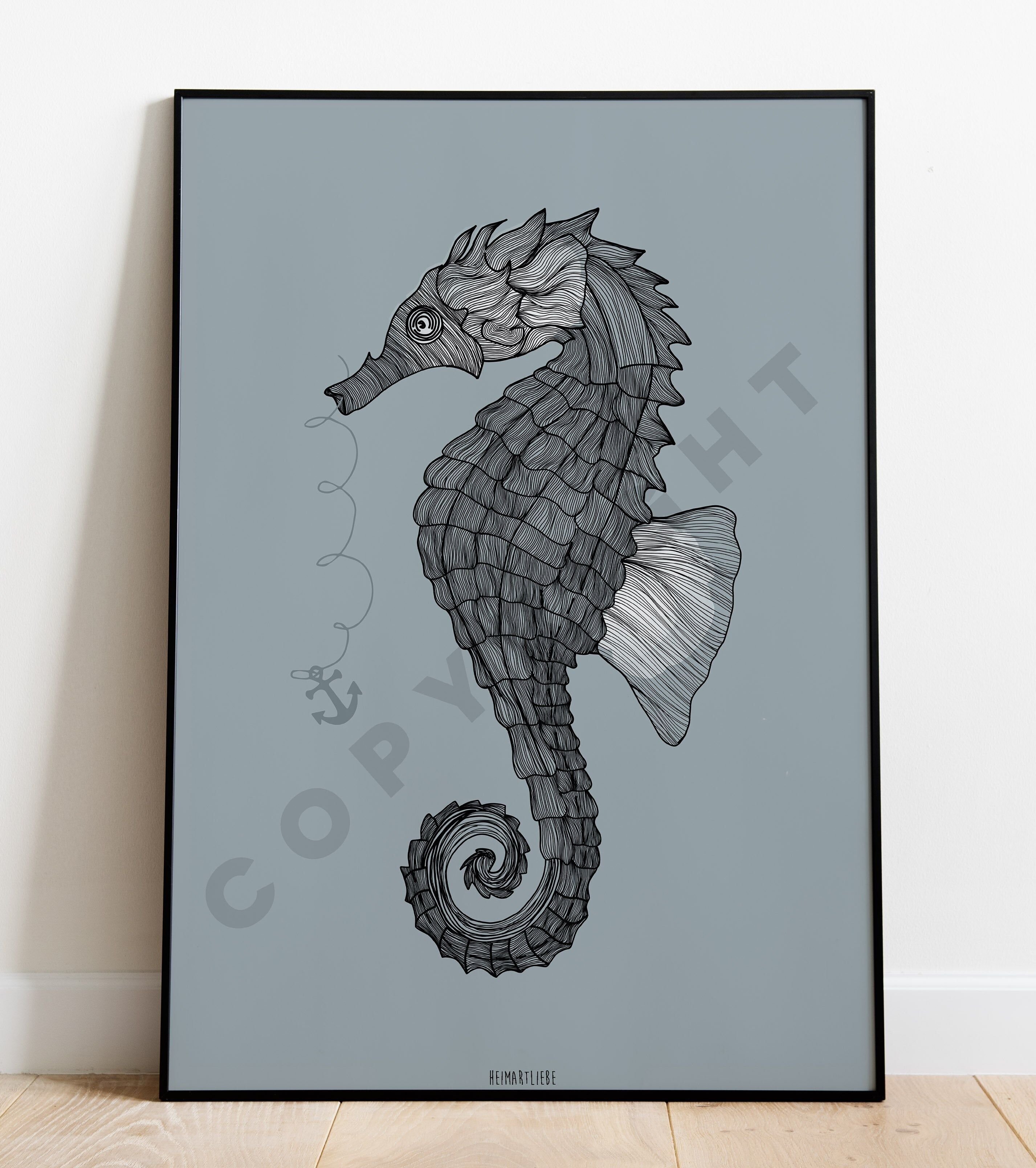 STAMPA - CAVALLUCCIO MARINO BLU