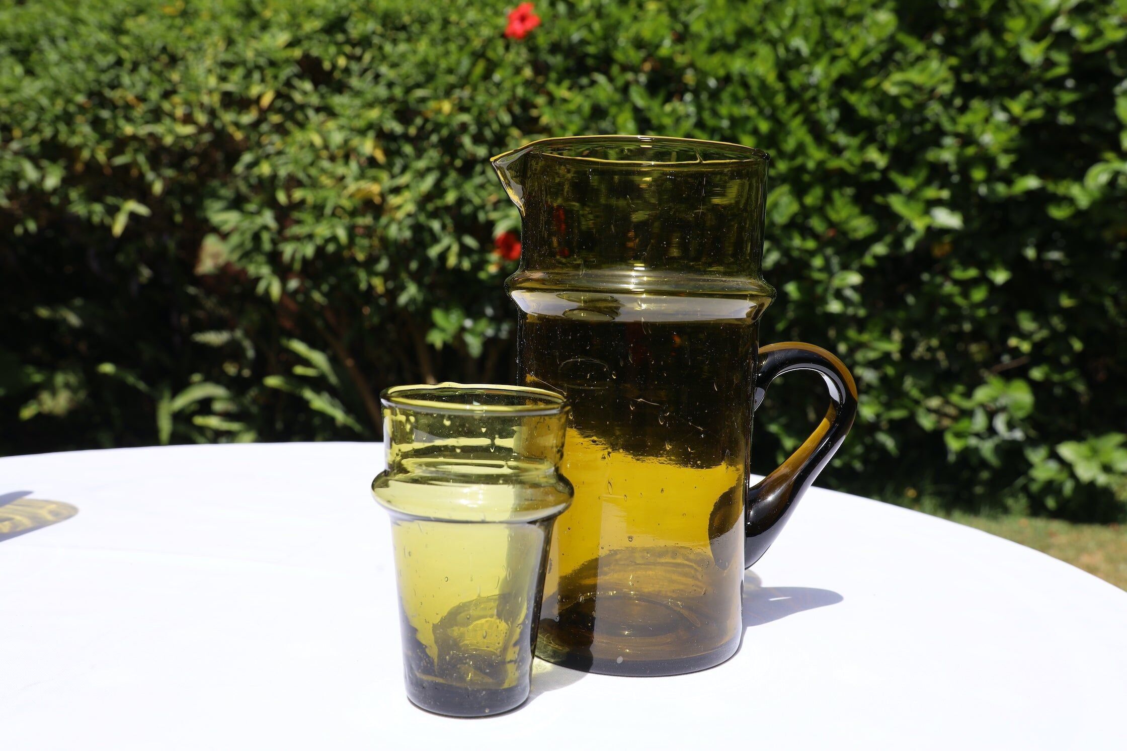 Set of 6 Beldi amber tea glasses - Madame