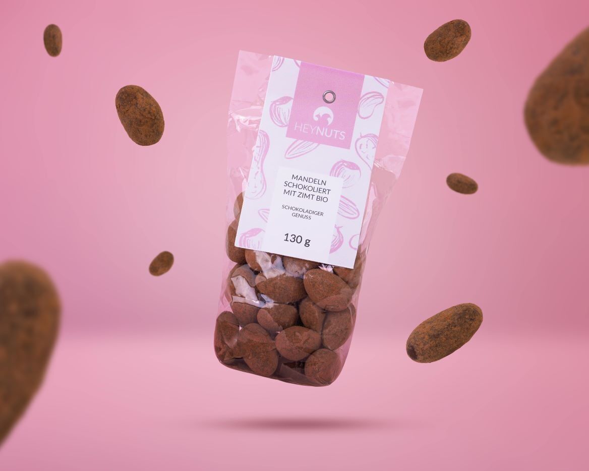 Mandorle alla cannella e cioccolato biologico