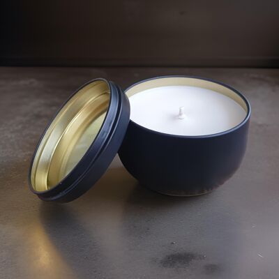 Black Tin Candles