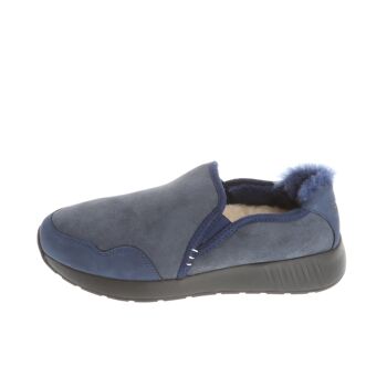 Ms. SNUG SlipOn, bleu marine sur semelle noire 6