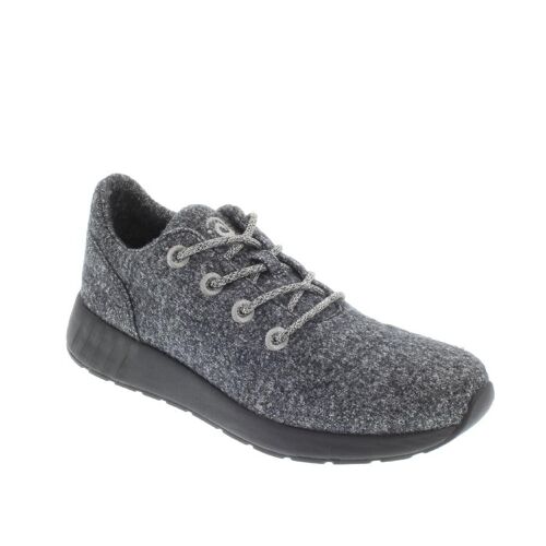 Ms. SNUG Wooly, Black Melange on Black Sole