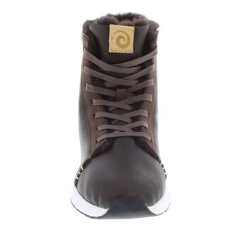 Ms. SNUG High, Cuir Marron 3