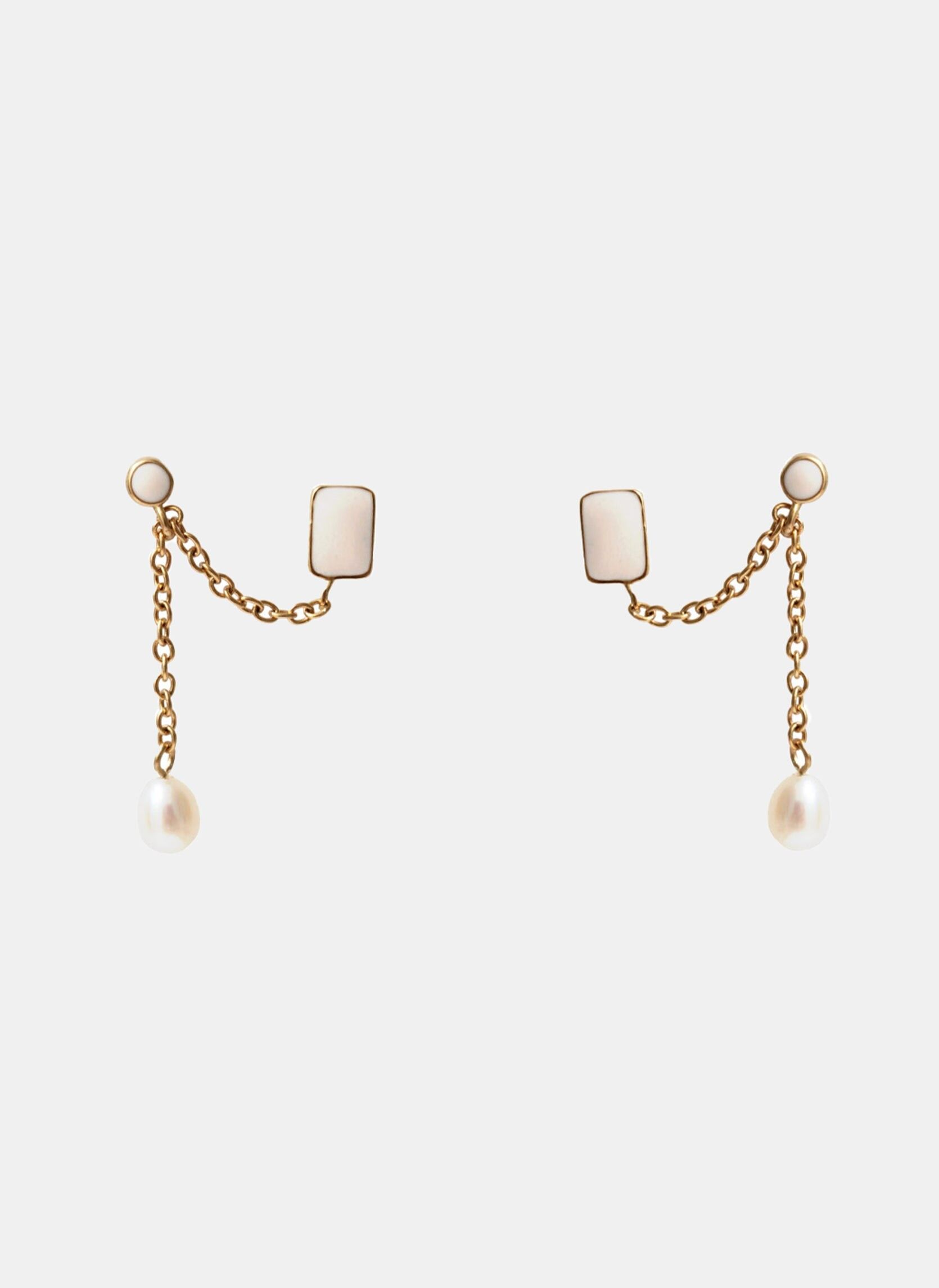 Orecchini pendenti in cenere