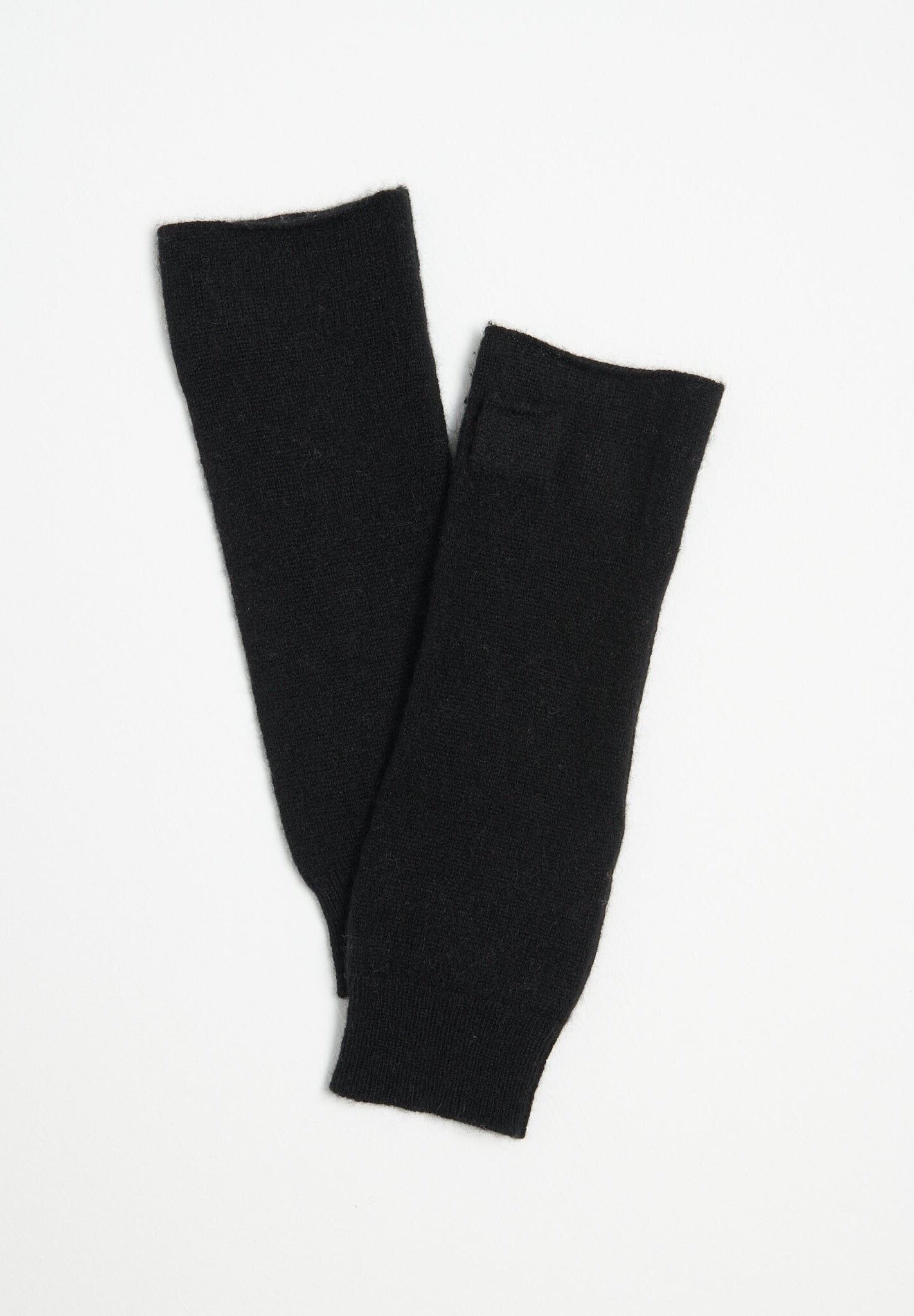 Mitaines en cachemire noir