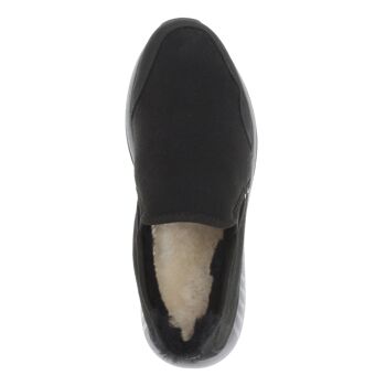 Mr. SNUG SlipOn, noir sur semelle noire 4