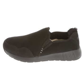 Mr. SNUG SlipOn, noir sur semelle noire 6