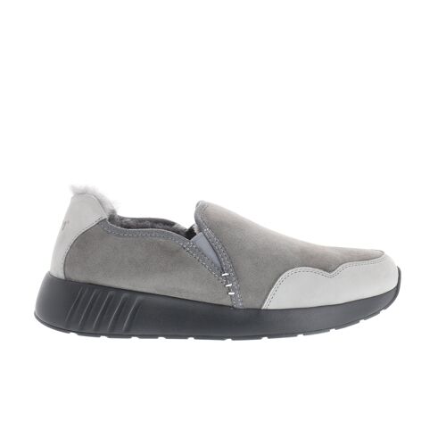 Mr. SNUG SlipOn, Dark Grey on Black sole