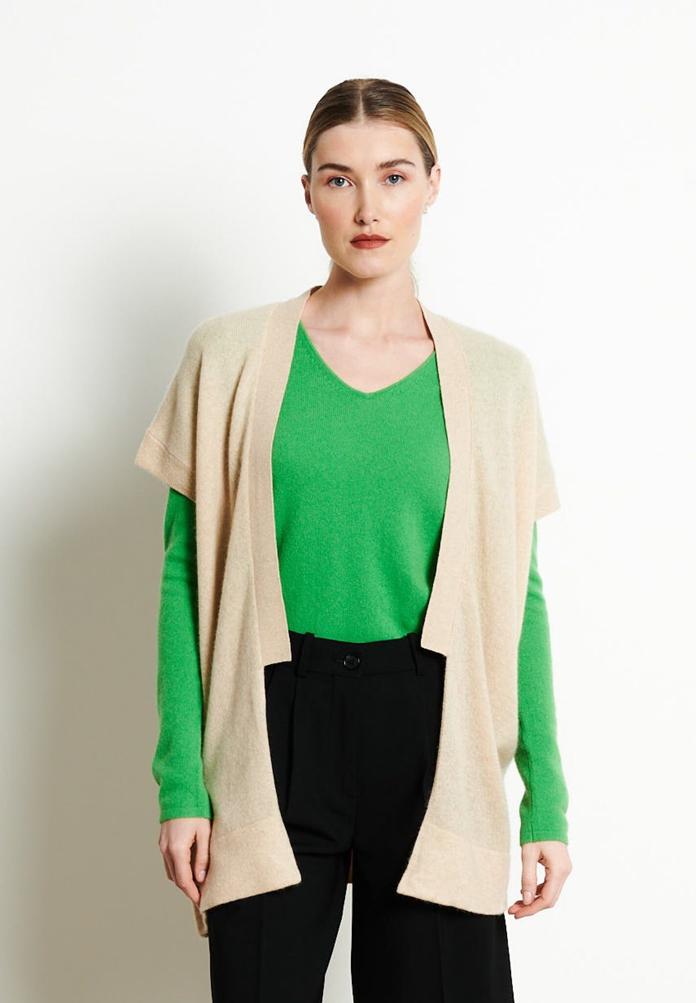 Kimono RIA 4 in cashmere beige