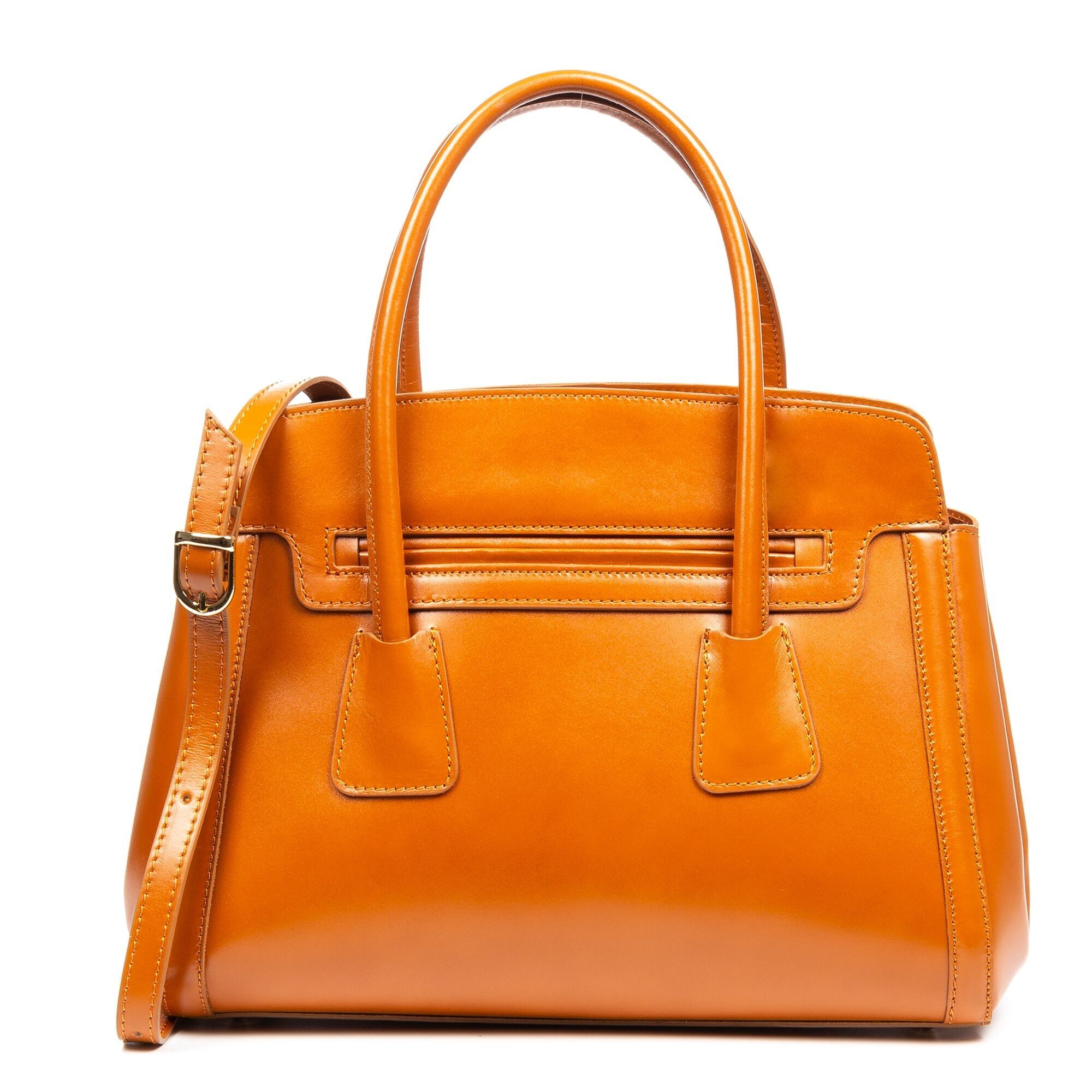 Sac fourre-tout Aiello pour femme. Finition cuir de vache véritable.